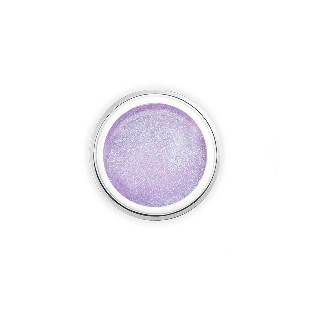 Photo de l'acrygel sparkly violet en pot