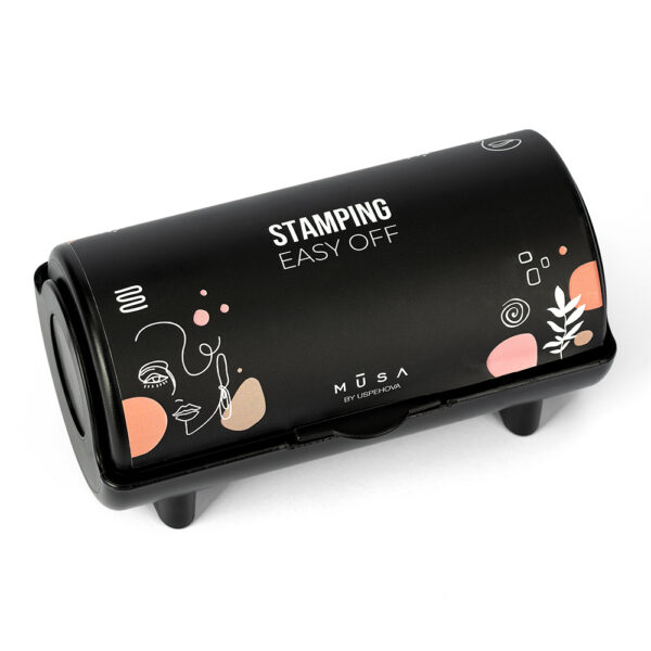 Photo du stamping easy off, rouleau coulant stable pour nettoyer les tampons.