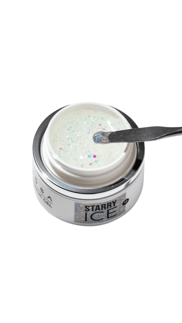 Photo de l'acrygel starry ice pailleté