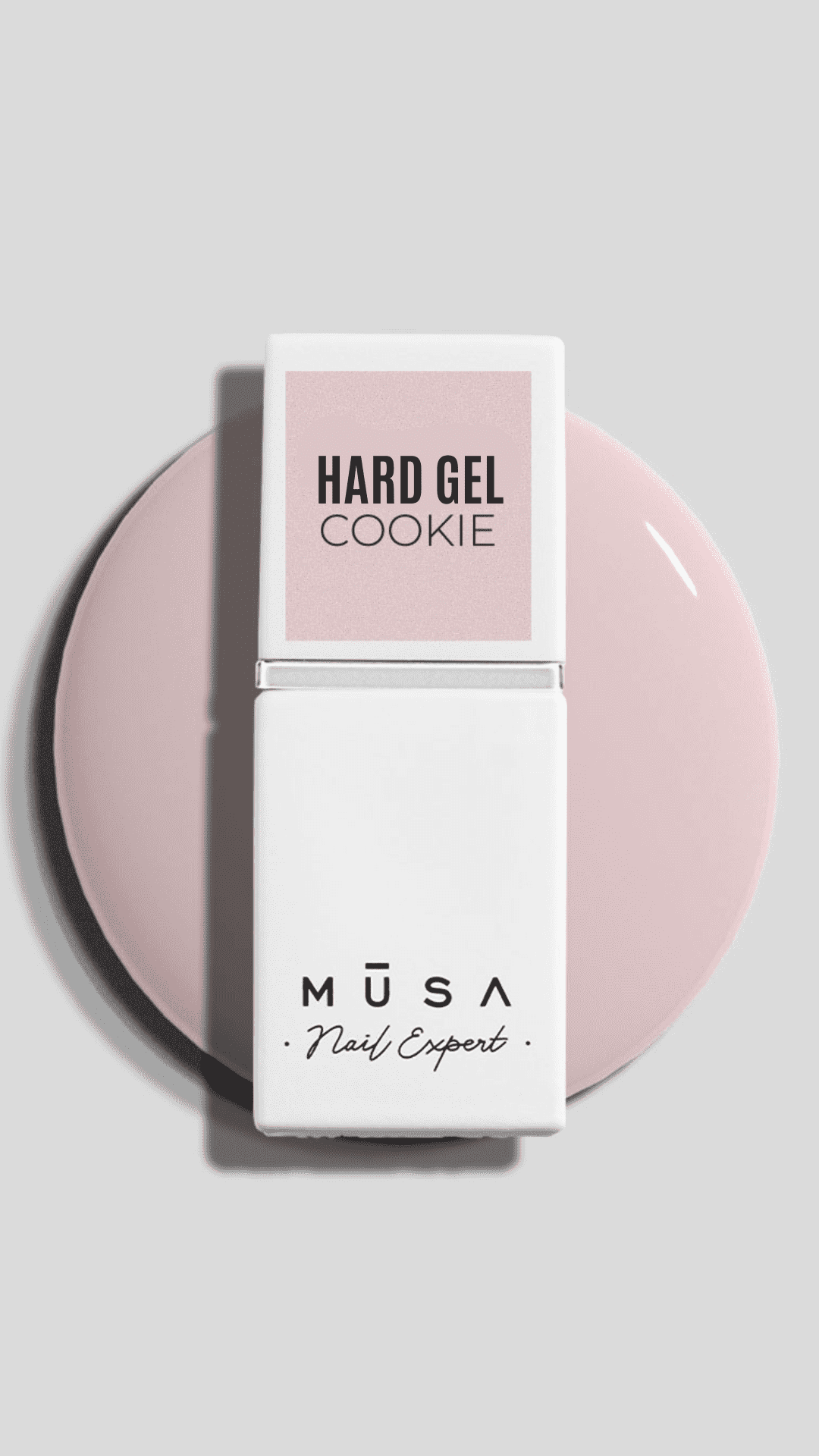 Photo de la hard gel cookie. Utilisé comme base ou comme gel builder.