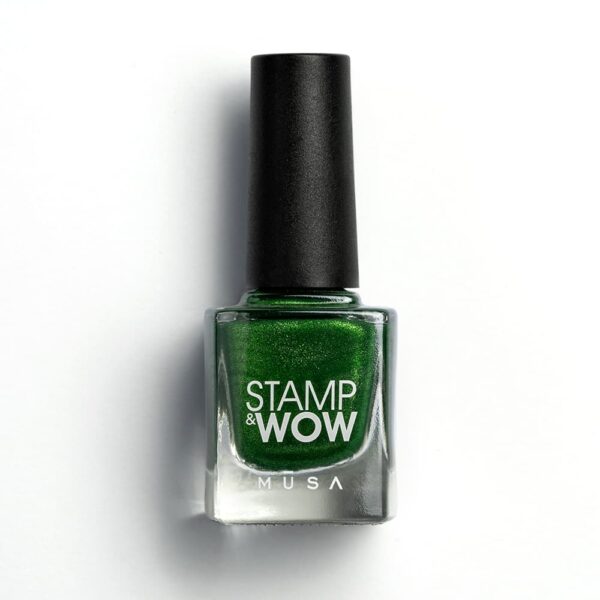 Photo du stamp&wow 33 vert pailletté