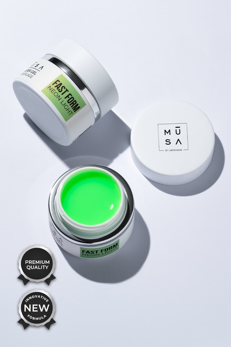 Photo du gel Fast form Neon Light vert