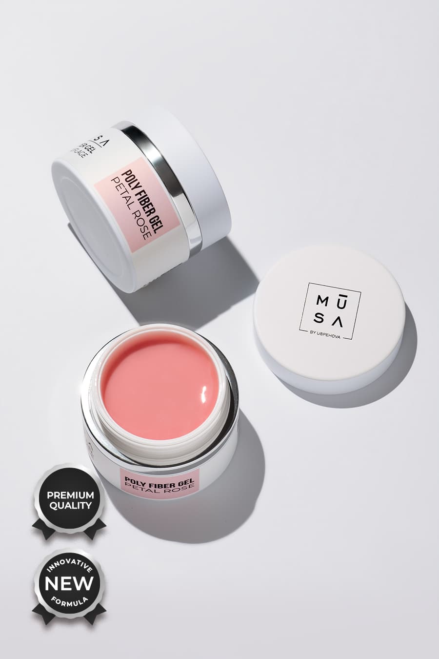 Photo du Poly Fiber gel Petal Rose