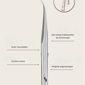 Ciseaux à cuticules Premium 22/5