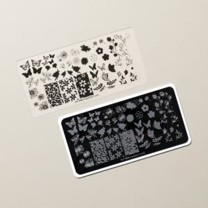 Stamping Plaque Butterfly Bloom