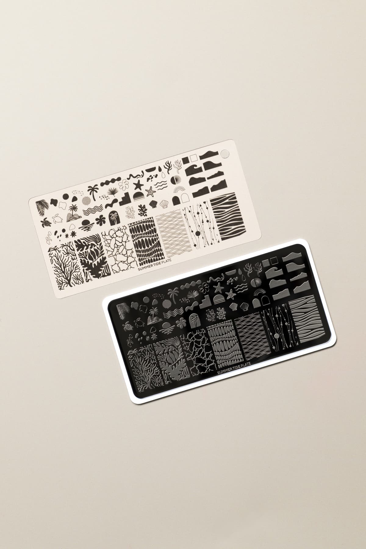 Plaque à stamping summer tide